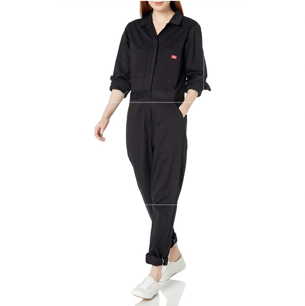 Dickies Black Coveralls long sleeved
